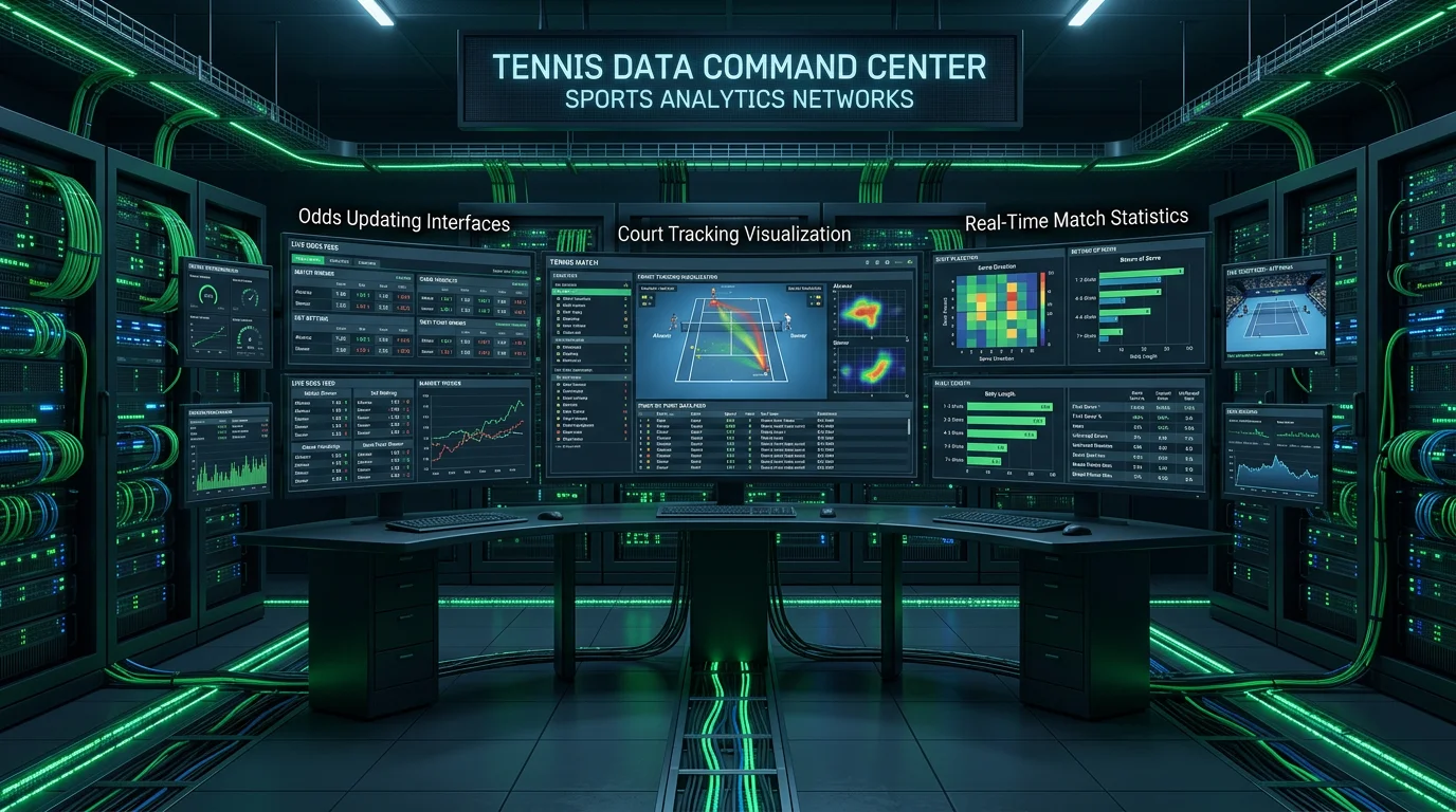 Tecnología y datos en apuestas de tenis: TDI, Sportradar, feeds en tiempo real y micro-markets en el mercado ATP y WTA