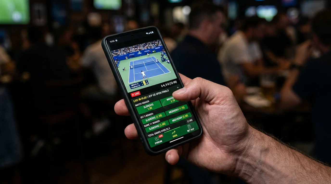 Streaming de tenis en casas de apuestas: cobertura ATP, WTA y requisitos de acceso para apostadores en España